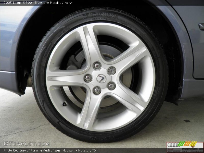 Bluestone Metallic / Ivory 2005 Lexus IS 300