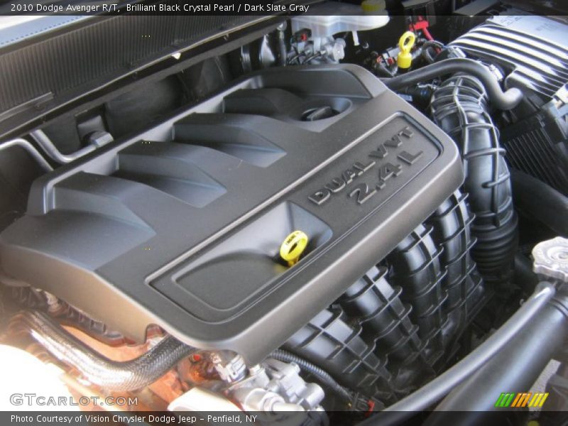 Brilliant Black Crystal Pearl / Dark Slate Gray 2010 Dodge Avenger R/T