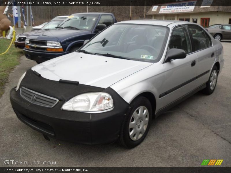 Vogue Silver Metallic / Gray 1999 Honda Civic LX Sedan