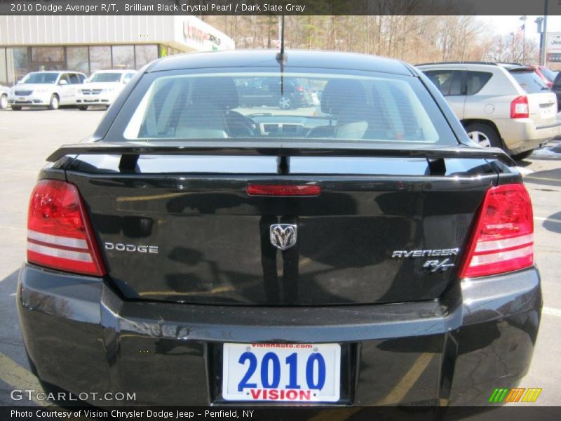 Brilliant Black Crystal Pearl / Dark Slate Gray 2010 Dodge Avenger R/T