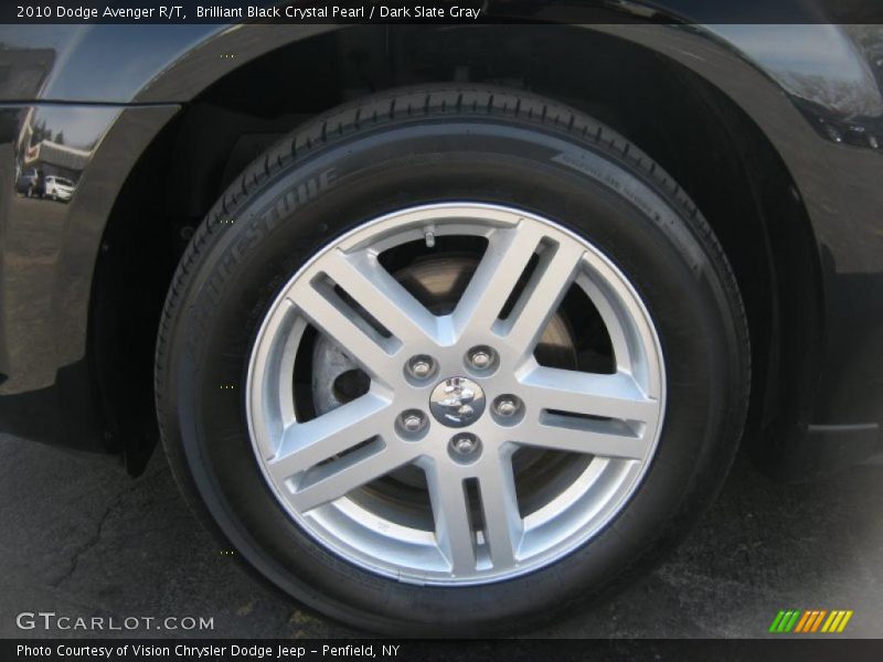 Brilliant Black Crystal Pearl / Dark Slate Gray 2010 Dodge Avenger R/T