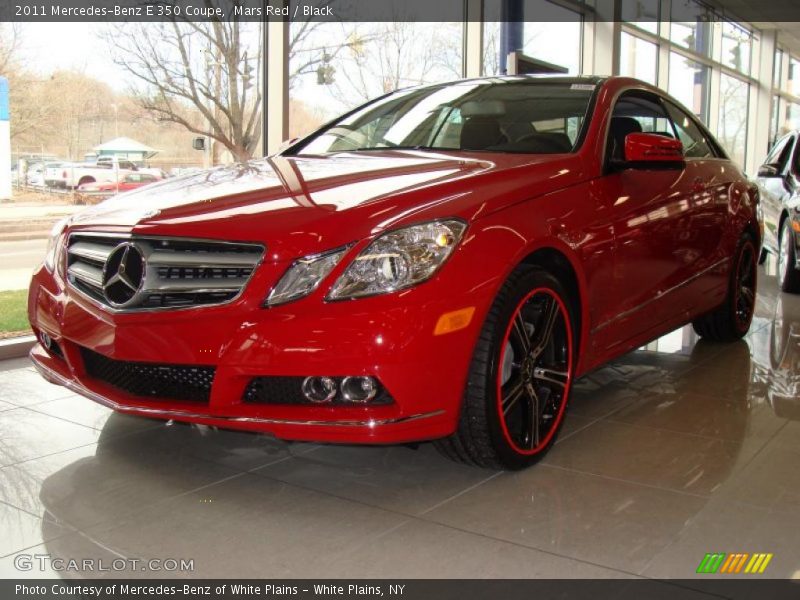 Front 3/4 View of 2011 E 350 Coupe