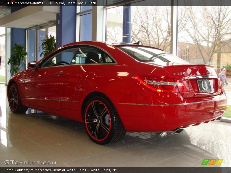  2011 E 350 Coupe Mars Red