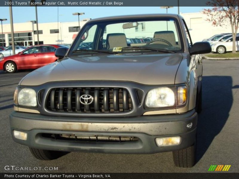 Mystic Gold Metallic / Oak Beige 2001 Toyota Tacoma Regular Cab