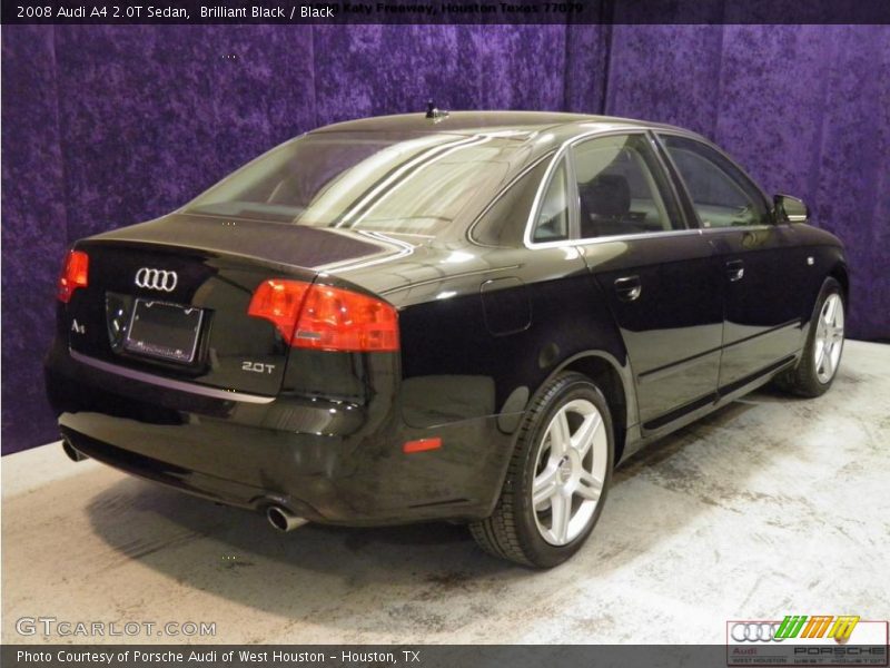 Brilliant Black / Black 2008 Audi A4 2.0T Sedan