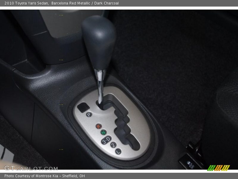 Barcelona Red Metallic / Dark Charcoal 2010 Toyota Yaris Sedan