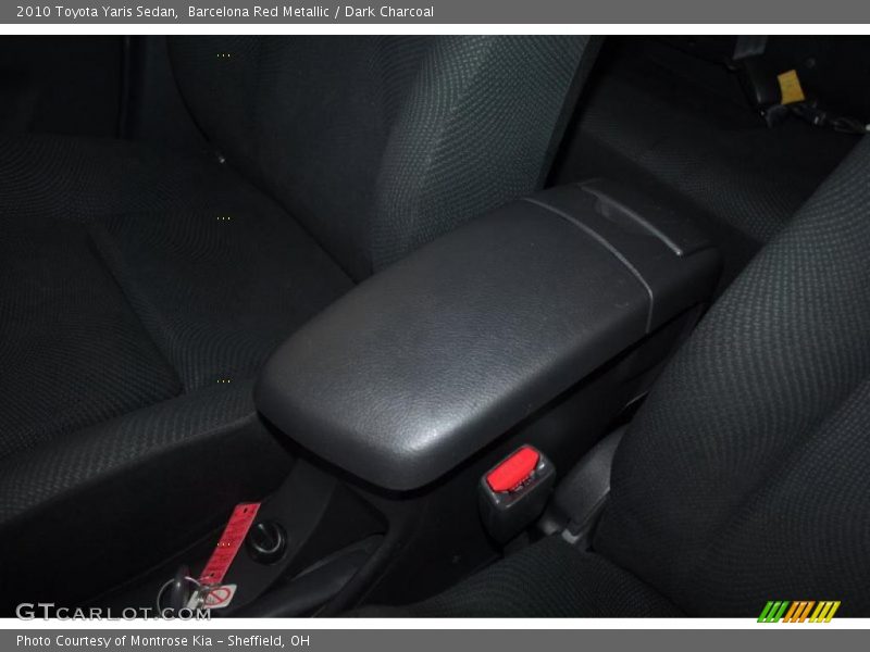 Barcelona Red Metallic / Dark Charcoal 2010 Toyota Yaris Sedan