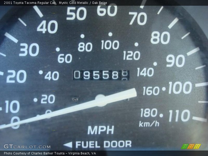 Mystic Gold Metallic / Oak Beige 2001 Toyota Tacoma Regular Cab