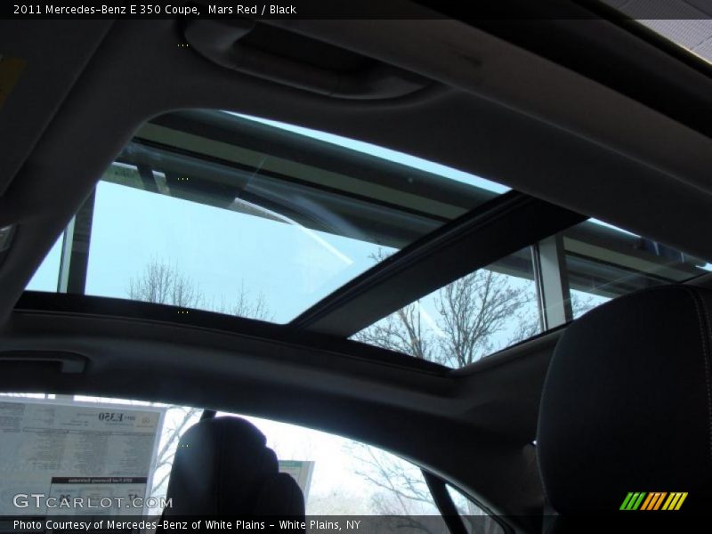 Sunroof of 2011 E 350 Coupe
