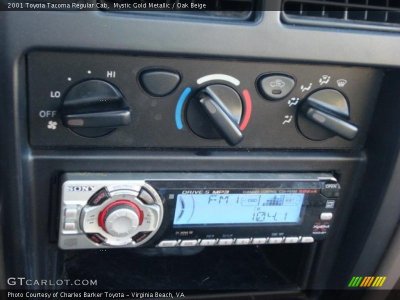 Mystic Gold Metallic / Oak Beige 2001 Toyota Tacoma Regular Cab