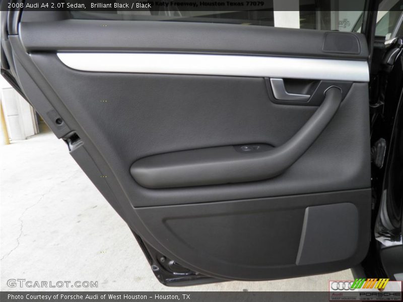 Brilliant Black / Black 2008 Audi A4 2.0T Sedan