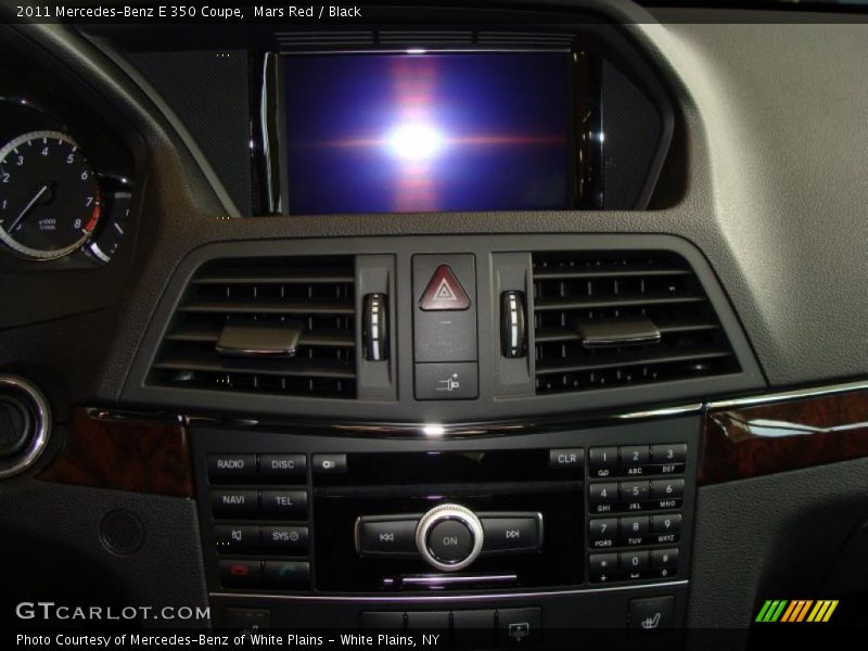 Mars Red / Black 2011 Mercedes-Benz E 350 Coupe