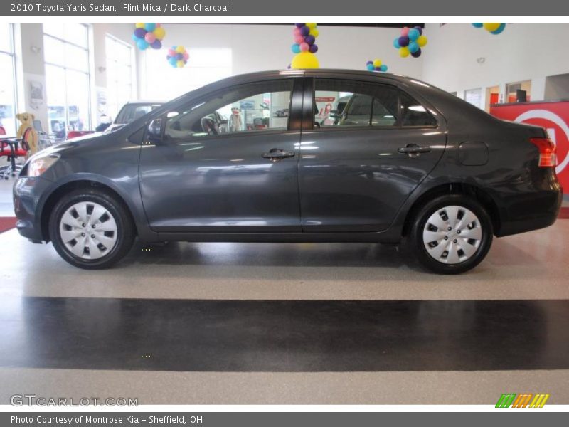 Flint Mica / Dark Charcoal 2010 Toyota Yaris Sedan