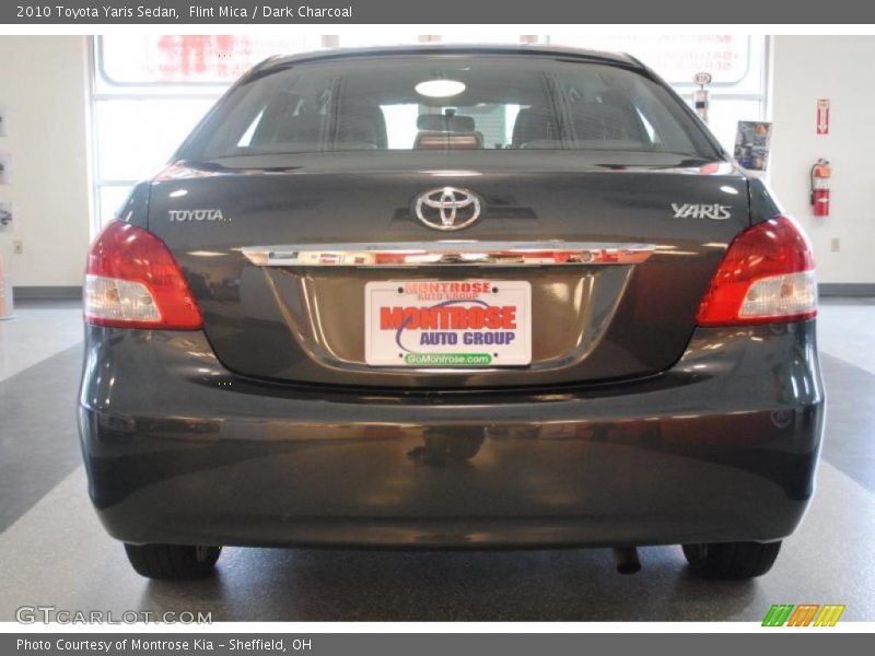 Flint Mica / Dark Charcoal 2010 Toyota Yaris Sedan