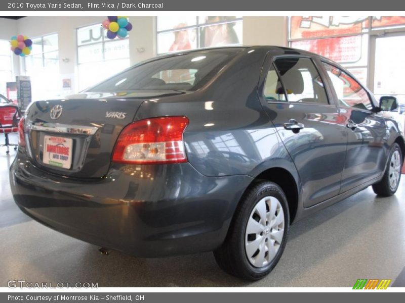 Flint Mica / Dark Charcoal 2010 Toyota Yaris Sedan