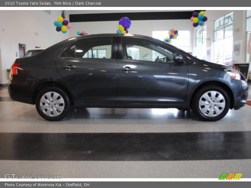 Flint Mica / Dark Charcoal 2010 Toyota Yaris Sedan