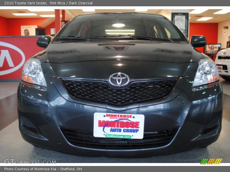Flint Mica / Dark Charcoal 2010 Toyota Yaris Sedan