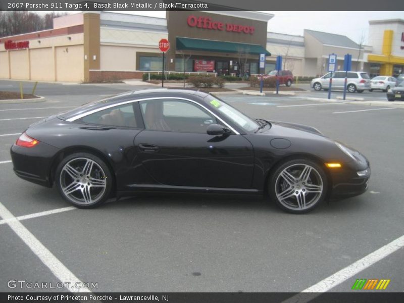 Basalt Black Metallic / Black/Terracotta 2007 Porsche 911 Targa 4