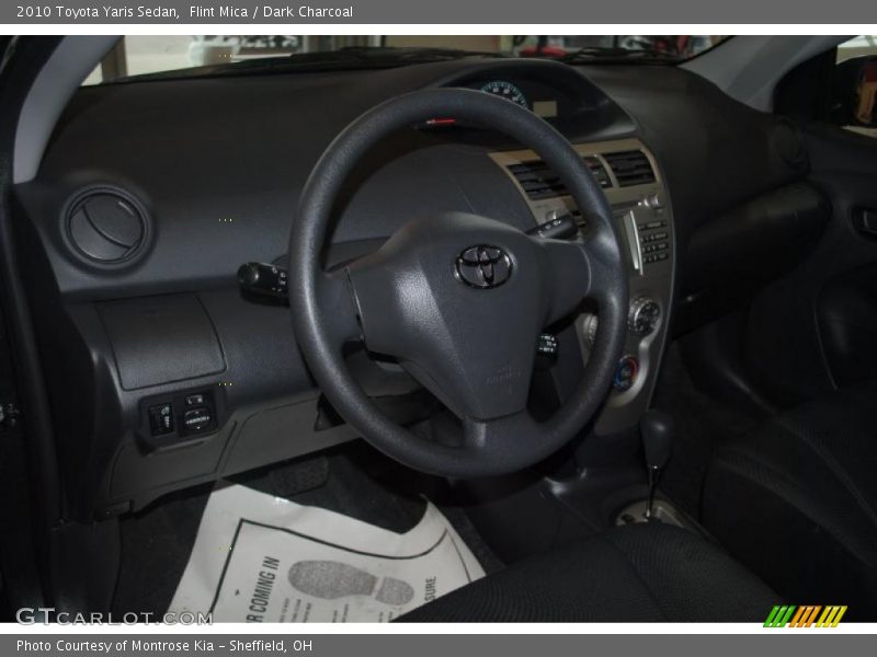 Flint Mica / Dark Charcoal 2010 Toyota Yaris Sedan