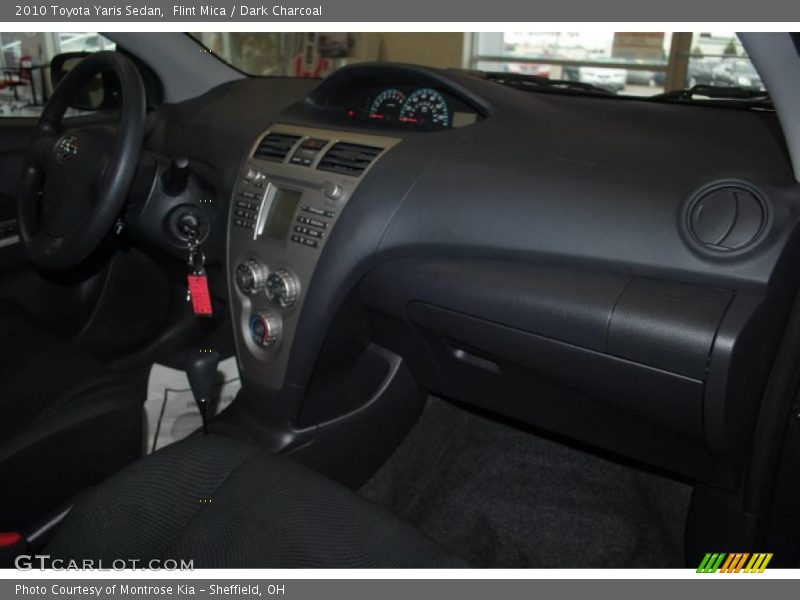 Flint Mica / Dark Charcoal 2010 Toyota Yaris Sedan