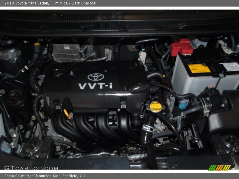 Flint Mica / Dark Charcoal 2010 Toyota Yaris Sedan
