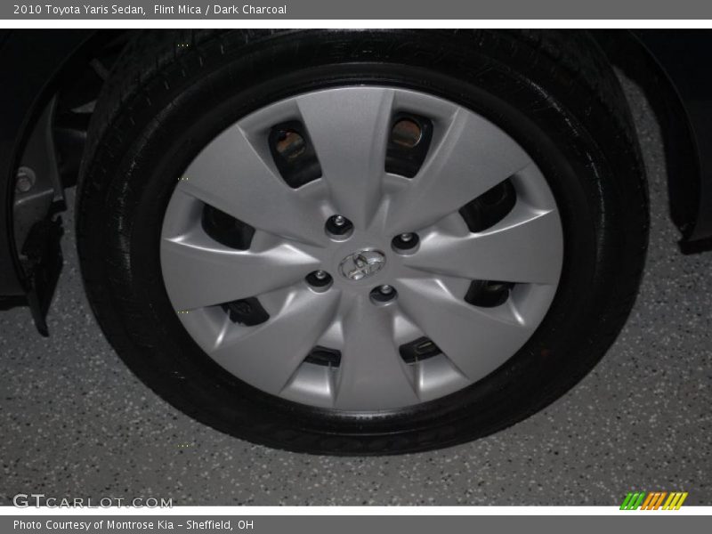 Flint Mica / Dark Charcoal 2010 Toyota Yaris Sedan