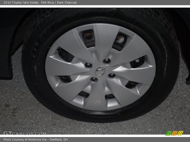 Flint Mica / Dark Charcoal 2010 Toyota Yaris Sedan