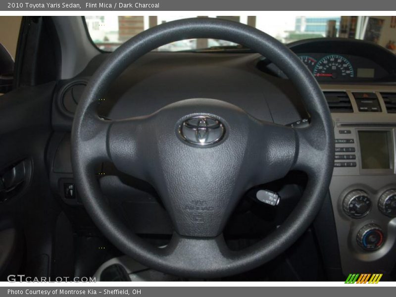 Flint Mica / Dark Charcoal 2010 Toyota Yaris Sedan