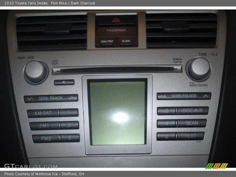 Flint Mica / Dark Charcoal 2010 Toyota Yaris Sedan