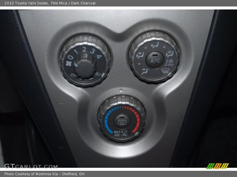 Flint Mica / Dark Charcoal 2010 Toyota Yaris Sedan