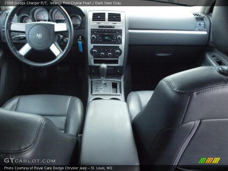 Inferno Red Crystal Pearl / Dark Slate Gray 2008 Dodge Charger R/T