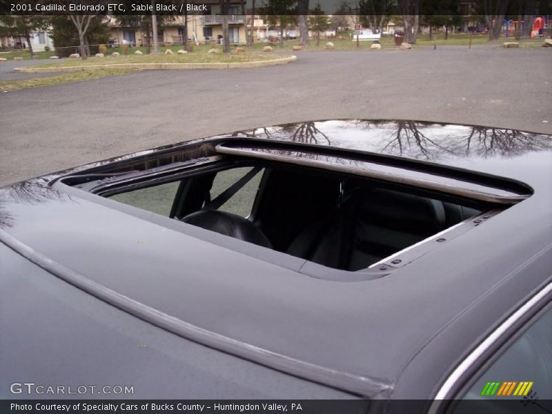 Sunroof of 2001 Eldorado ETC