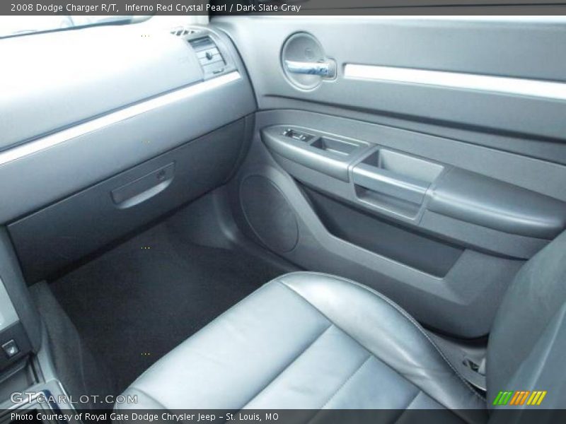 Inferno Red Crystal Pearl / Dark Slate Gray 2008 Dodge Charger R/T