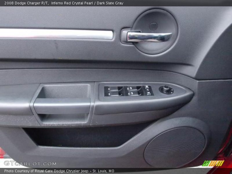 Inferno Red Crystal Pearl / Dark Slate Gray 2008 Dodge Charger R/T