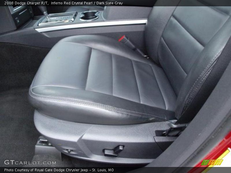 Inferno Red Crystal Pearl / Dark Slate Gray 2008 Dodge Charger R/T