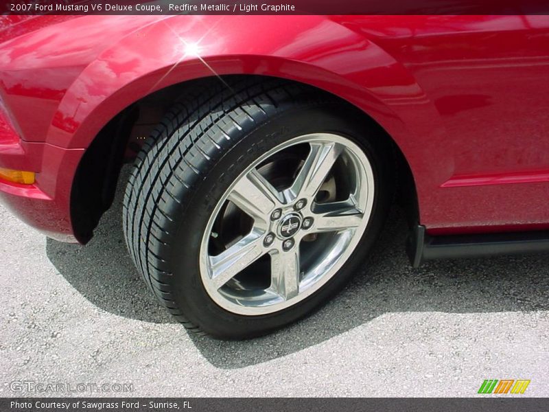 Redfire Metallic / Light Graphite 2007 Ford Mustang V6 Deluxe Coupe