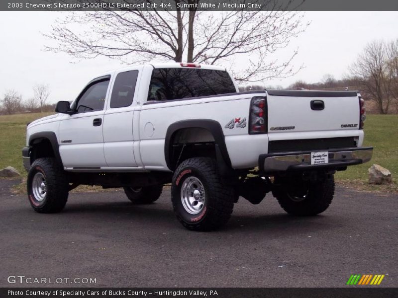 Summit White / Medium Gray 2003 Chevrolet Silverado 2500HD LS Extended Cab 4x4