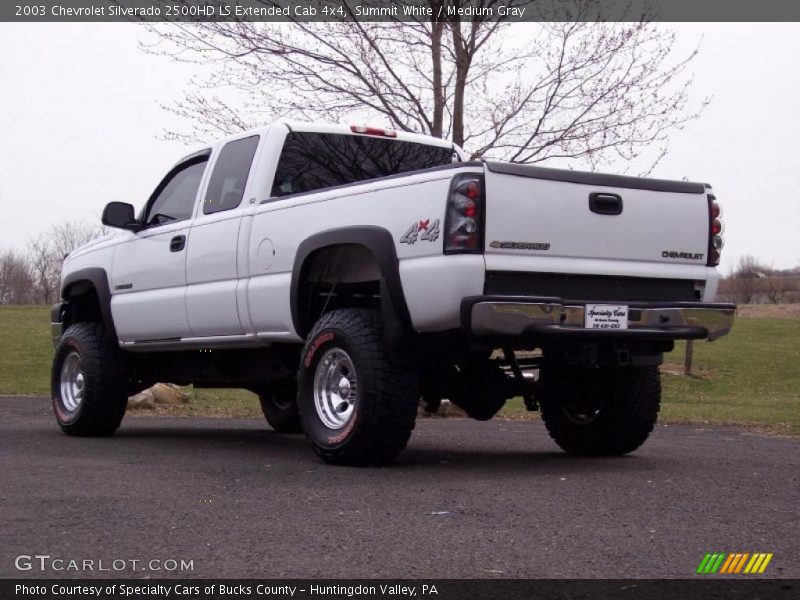 Summit White / Medium Gray 2003 Chevrolet Silverado 2500HD LS Extended Cab 4x4