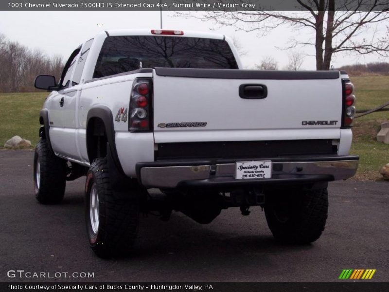 Summit White / Medium Gray 2003 Chevrolet Silverado 2500HD LS Extended Cab 4x4