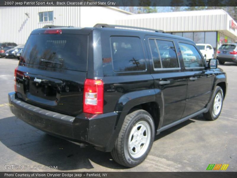 Black Clearcoat / Pastel Slate Gray 2007 Jeep Patriot Sport 4x4