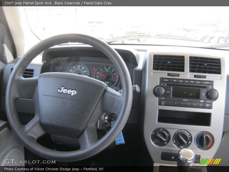 Black Clearcoat / Pastel Slate Gray 2007 Jeep Patriot Sport 4x4