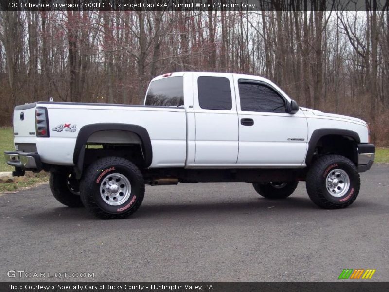 Summit White / Medium Gray 2003 Chevrolet Silverado 2500HD LS Extended Cab 4x4