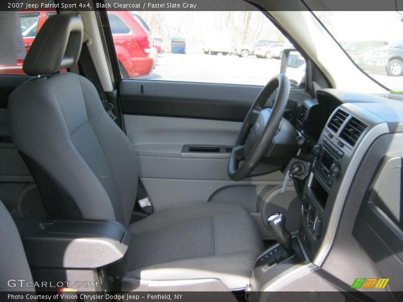 Black Clearcoat / Pastel Slate Gray 2007 Jeep Patriot Sport 4x4