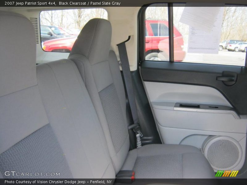 Black Clearcoat / Pastel Slate Gray 2007 Jeep Patriot Sport 4x4