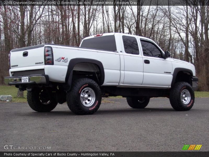 Summit White / Medium Gray 2003 Chevrolet Silverado 2500HD LS Extended Cab 4x4