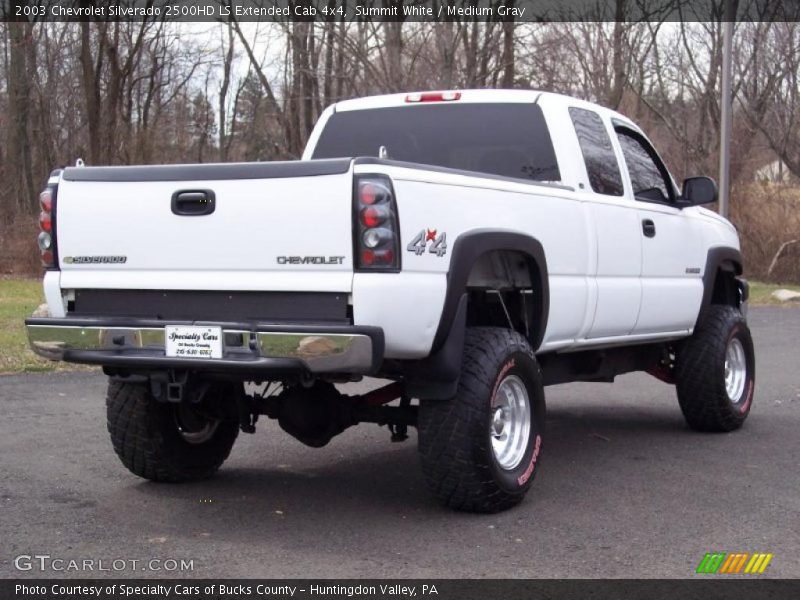 Summit White / Medium Gray 2003 Chevrolet Silverado 2500HD LS Extended Cab 4x4