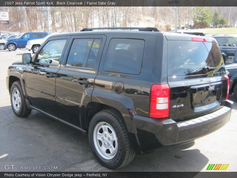 Black Clearcoat / Pastel Slate Gray 2007 Jeep Patriot Sport 4x4