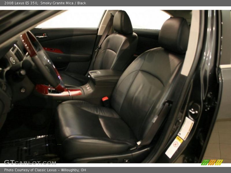 Smoky Granite Mica / Black 2008 Lexus ES 350