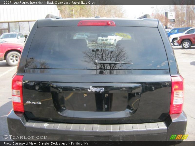 Black Clearcoat / Pastel Slate Gray 2007 Jeep Patriot Sport 4x4