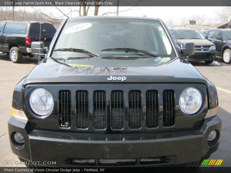 Black Clearcoat / Pastel Slate Gray 2007 Jeep Patriot Sport 4x4